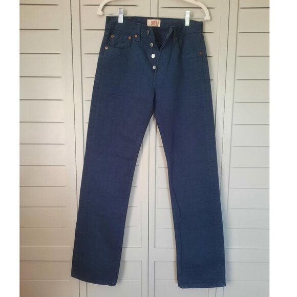 Vintage 501 Levis Blue wash jeans 28W32L - Picture 1 of 7